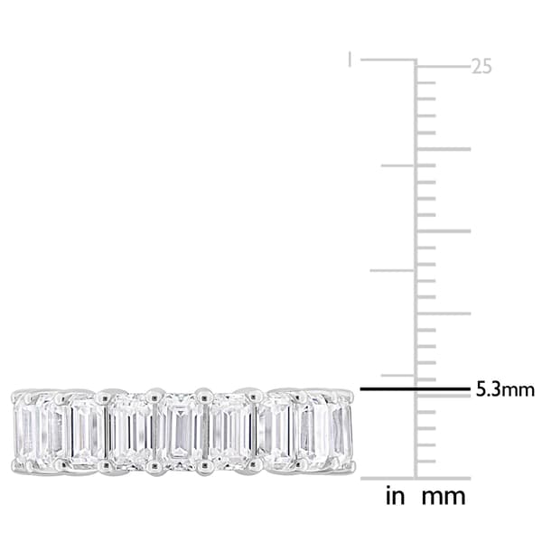 Sterling Silver 2 3/4ctw. White Moissanite Anniversary Band