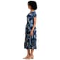 Womens Robbie Bee Short Sleeve Paisley Tie Waist A-Line Dress - image 4