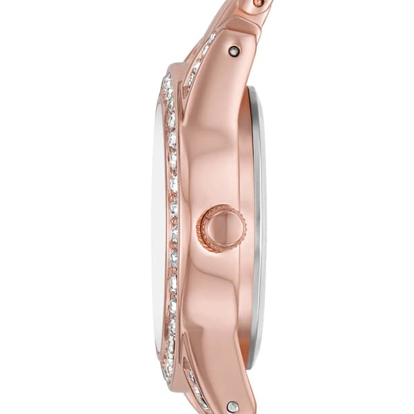 Womens Folio Rose Gold-Tone Watch & Bracelet Set - FMDFL2031
