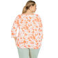 Plus Size Hearts of Palm Printed Essentials Palm Leaf Tee - image 2