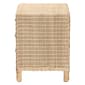 bali & pari Lanica Japandi Rattan 3-Drawer Nightstand - image 4