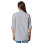 Petites Gloria Vanderbilt Amanda Stripe Casual Button Down - image 3