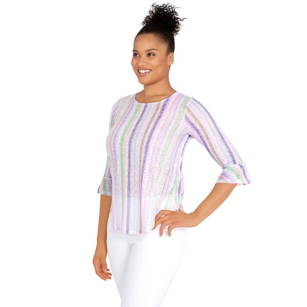 Petite Ruby Rd. Must Haves II Flounce Sleeve Top
