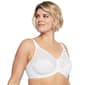 Womens Lilyette Tailored Minimizer&#40;R&#41; Lace Trim Bra 0428 - image 1