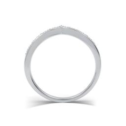 Loveblooms™ Two-Tone 1/4cttw. Diamond Halo Bypass Bridal Set