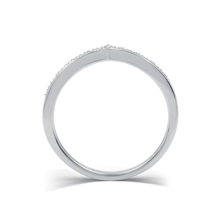 Loveblooms™ Two-Tone 1/4cttw. Diamond Halo Bypass Bridal Set