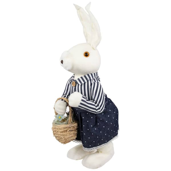 Northlight Seasonal Standing Girl Bunny w/ Basket Easter Figurine