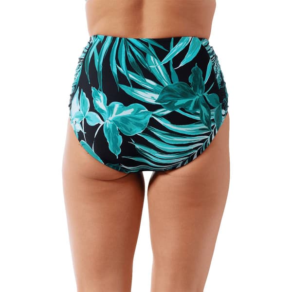 Womens Jantzen Bold Paradise Side Shirred Comfort Swim Bottoms
