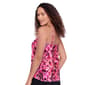 Womens American Beach Ikat Confetti Flounce Tankini Swim Top - image 3