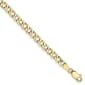 Mens Gold Classics&#40;tm&#41; 10kt 4.3mm 8in. Semi-Solid Chain Bracelet - image 1