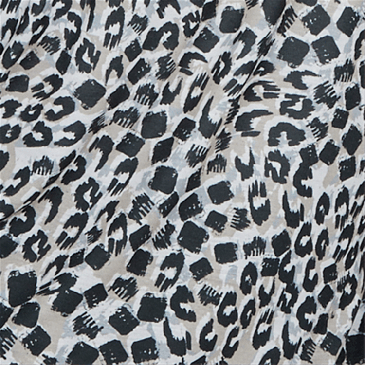 Plus Size Hearts of Palm Berry Fabulous Animal Square Ring Blouse