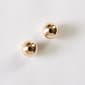 10kt. Yellow Gold Hollow Gold Ball Stud Earrings - image 1