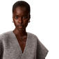 Womens Calvin Klein Short Sleeve Twist Front V-Neck Sweater - image 5