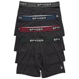 Spyder, Underwear & Socks, Spyder Mens Xl Longer Performance Boxer Briefs  Set Of 3 Black