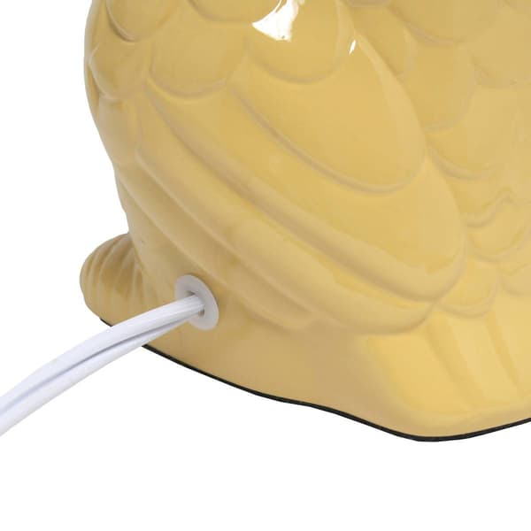 Simple Designs 12.8in. Ceramic Owl Table Lamp