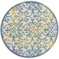 Nourison Aloha Scroll Print Indoor/Outdoor Round Rug - image 1