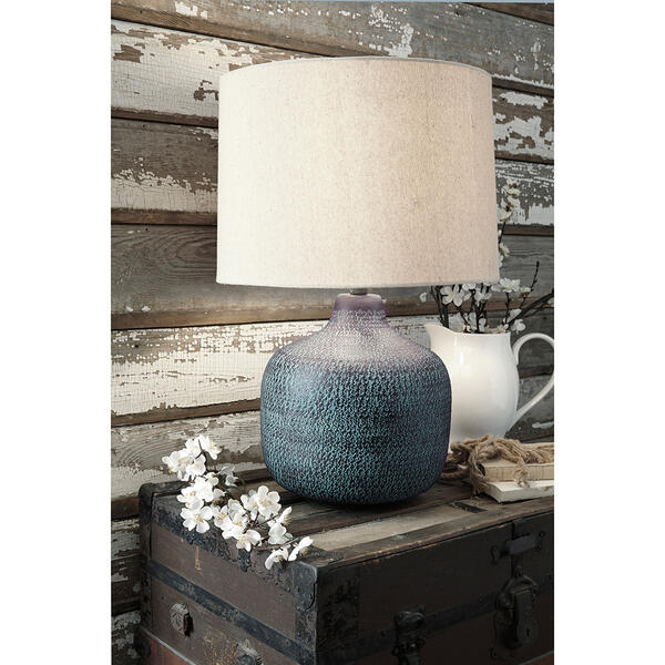 Signature Design by Ashley Patinaed Bronze Table Lamp