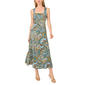Womens MSK Sleeveless Sqare Neck Print Challis Maxi - image 1