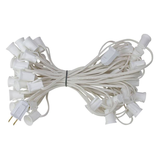 Northlight Seasonal 50ft. C9 Christmas Light Socket Set