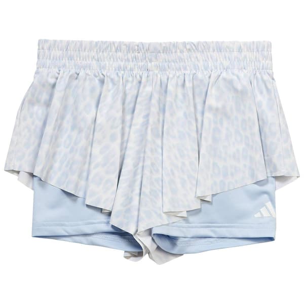 Girls (7-16) adidas(R) Cheetah Allover Print Flowy Short