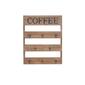 9th & Pike&#174; Wood Coffee Wall Storage Shelf with Iron Hooks - image 3