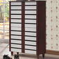 Baxton Studio Gisela Two-Tone Shoe Cabinet - image 8