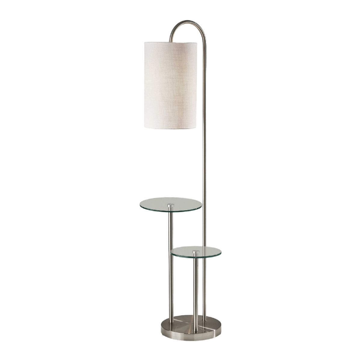 HomeRoots Tray Table Floor Lamp
