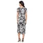 Womens SLNY Sleeveless Floral Tier Midi Dress - image 2
