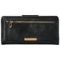 Womens Adrienne Vittadini Long Embossed Wallet with Tab Closure - image 1