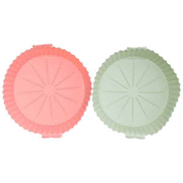 Gourmet Kitchen 2pc. Silicone Air Fryer Liners - Tropez - image 