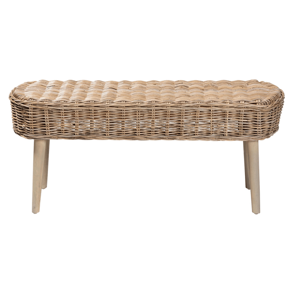bali & pari Raisa Modern Bohemian Accent Bench