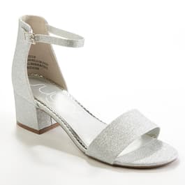 Womens Sugar Noelle Low Sling Back Sandals - Silver