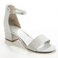 Womens Sugar Noelle Low Sling Back Sandals - Silver - image 1