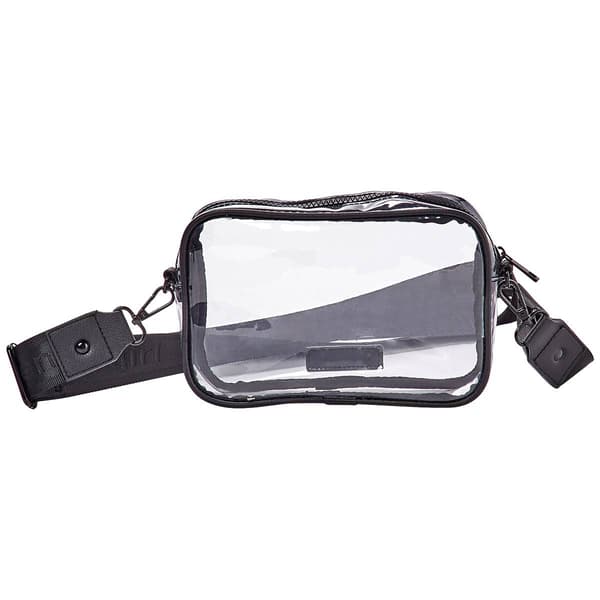 Madden Girl Clear Bucket Crossbody Bag