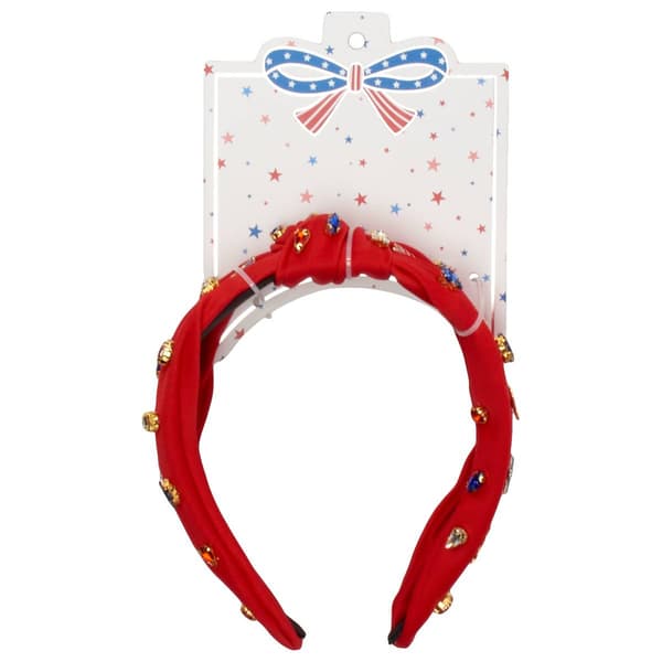 Womens Fantasia Americana Multi Gem Headband - image 