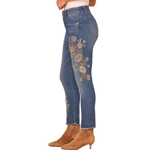 Womens Democracy “Ab”solution® High Rise Floral Skinny Jeans