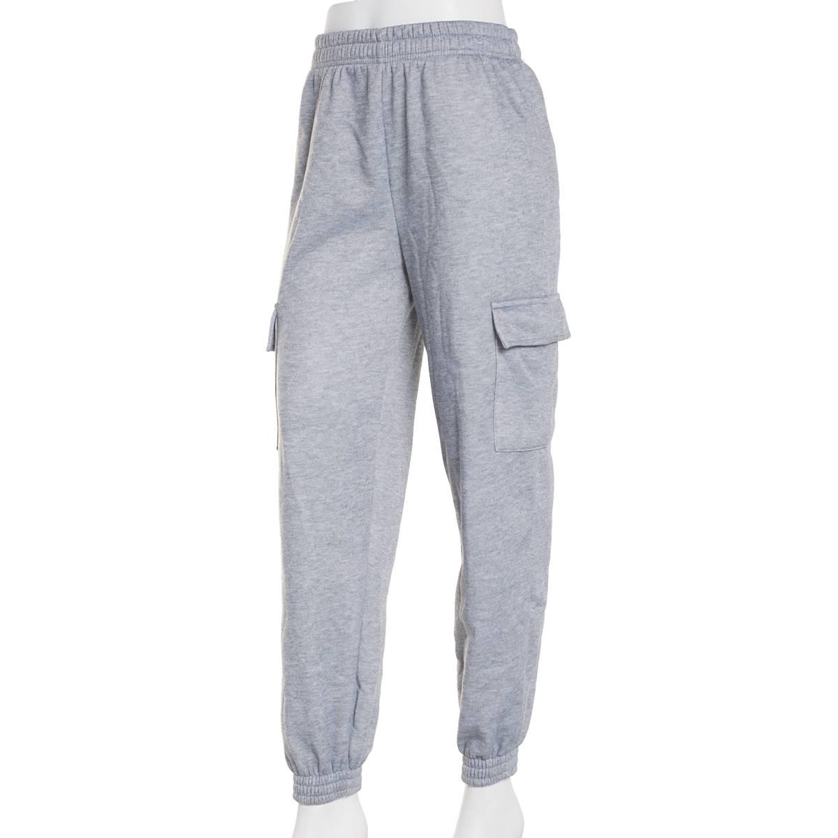 Juniors Derek Heart Polar High Rise Cargo Sweatpants