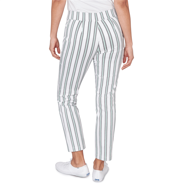 Womens Emaline Verde Grove I Stripe Pull On Capris