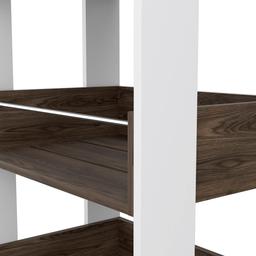 FM FURNITURE Dundee Dark Walnut Kitchen Cart