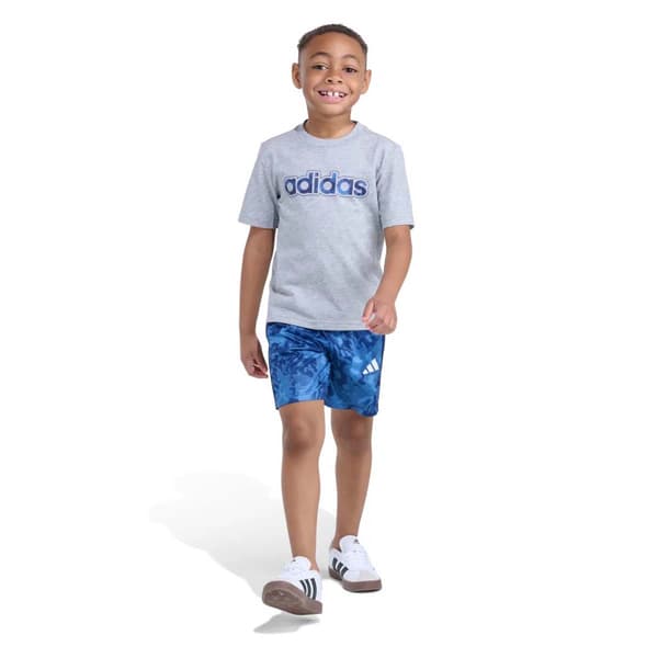 Toddler Boy adidas(R) Tee with Camo Shorts - image 