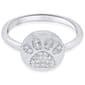Nova Star® 1/10ctw. Lab Grown Diamond Paw Ring in Sterling Silver - image 2