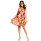 Womens Robbie Bee Sleeveless Mock Neck Chiffon Shift Dress - image 2