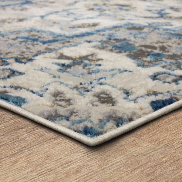 Mohawk Home Pyramus Blue Large Area Rug