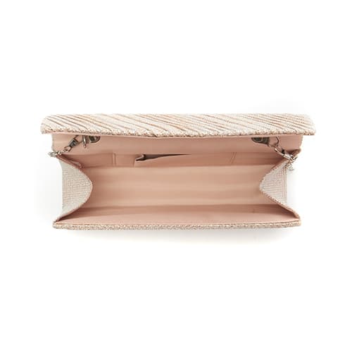 D'Margeaux Diagonal Shimmer Evening Bag