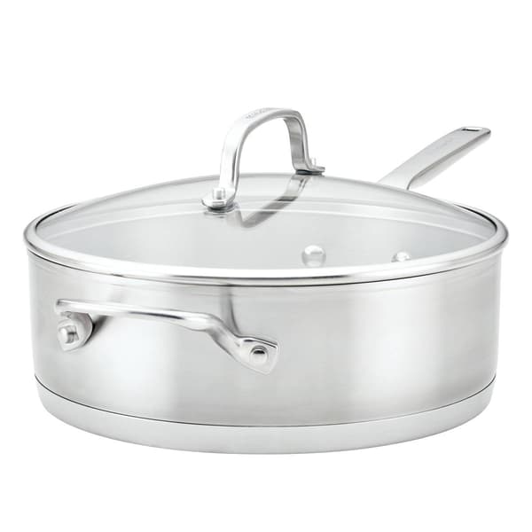 KitchenAid&#40;R&#41; Stainless Steel 3-Ply Base 4.5qt. Saute Pan - image 