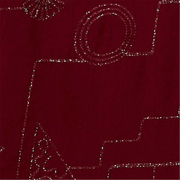 Petite Alfred Dunner Union 3/4 Sleeve Sparkle Soutache Blouse
