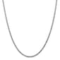 Gold Classics&#8482; 2.5mm. White Gold Semi Solid Curb Bracelet - image 2
