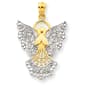 Gold Classics&#40;tm&#41; 14kt. Gold Filligree Angel Pendant - image 1