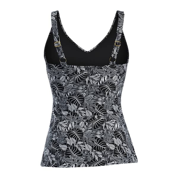 Womens Dolfin® Aquashape Botanical Wrap Tankini Swim Top