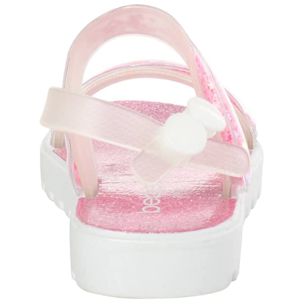 Little Girls Bebe Confetti Star & Glitter Sandals